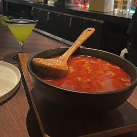 Family-Style Pozole Rojo.